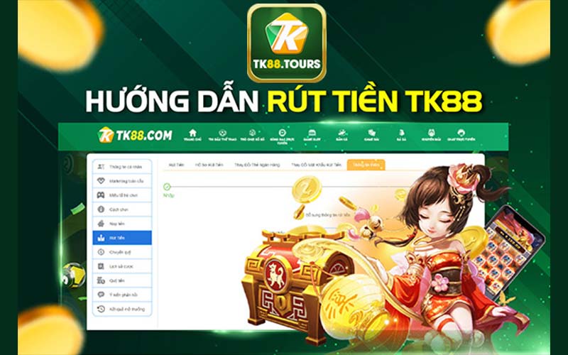 Rút tiền TK88